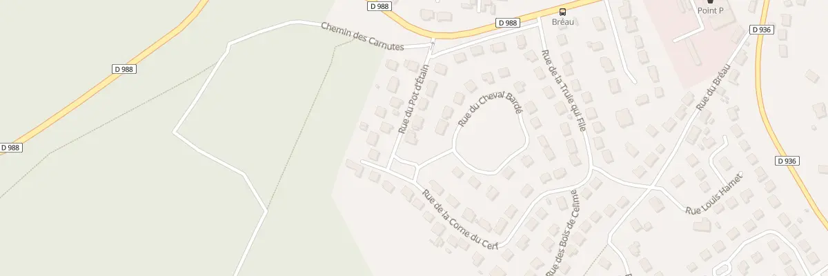 Plan du 2 Rue du Pot d’Etain à Saint-Arnoult-en-Yvelines