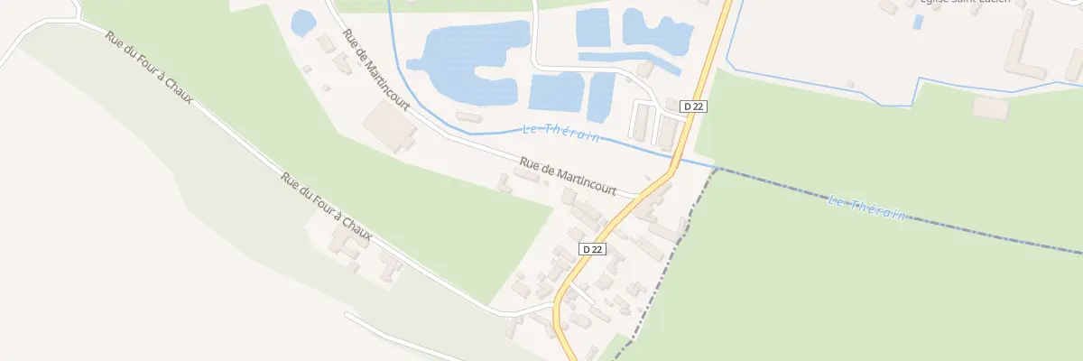 Plan du 1 Rue de Martincourt à Crillon