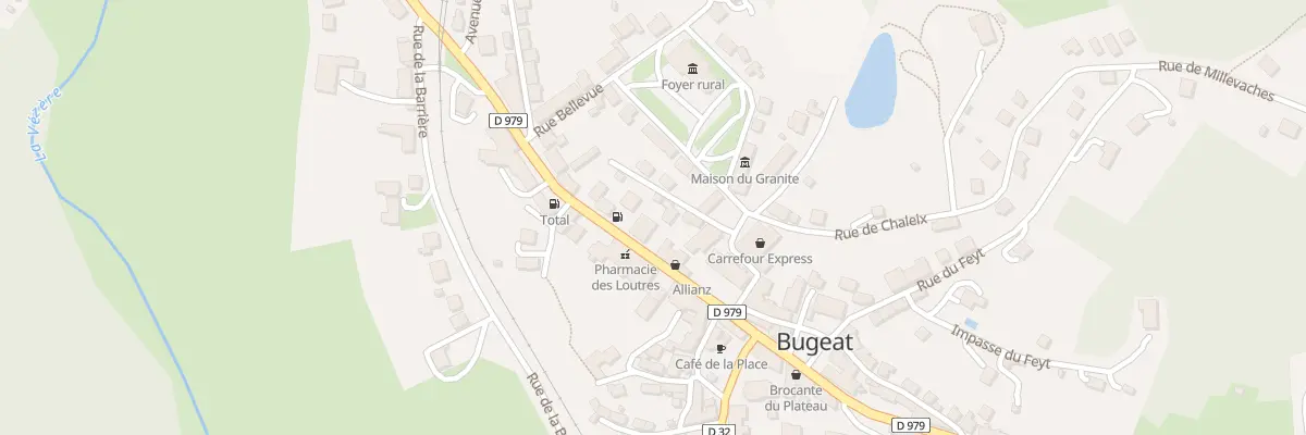 Plan du 5 Rue Neuve à Bugeat