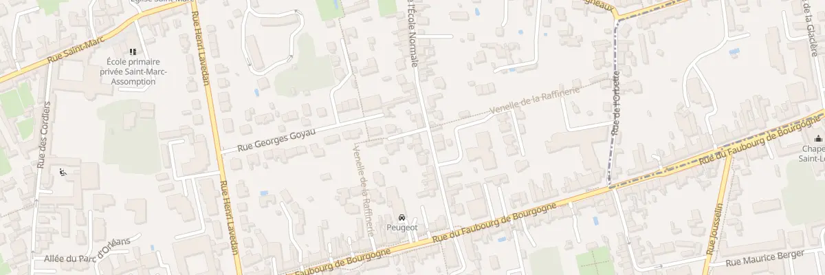 Plan du 11B Rue de l’Ecole Normale à Orléans