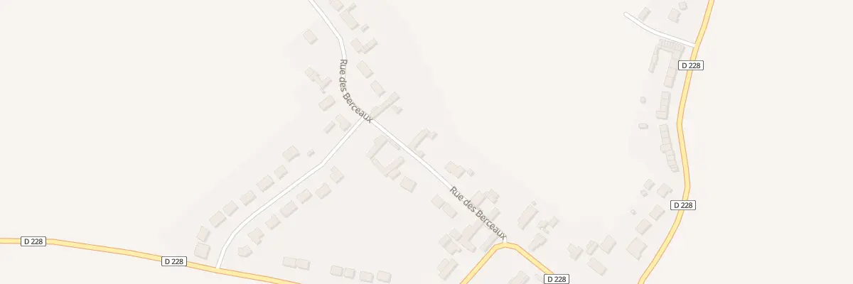 Plan du 244 Rue des Berceaux à Rodelinghem