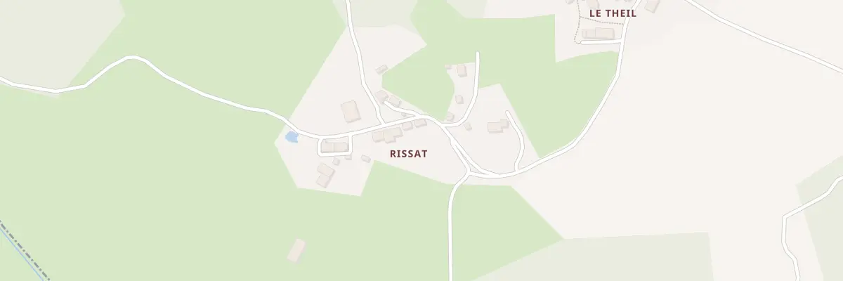 Plan du 5271 Rissat à Lépinas