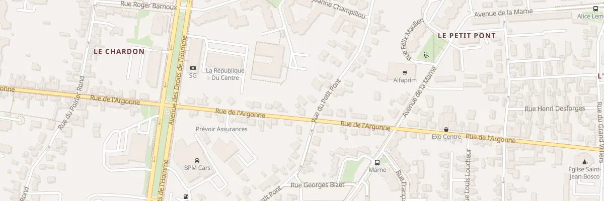 Plan du 43 Rue du Petit Pont à Orléans