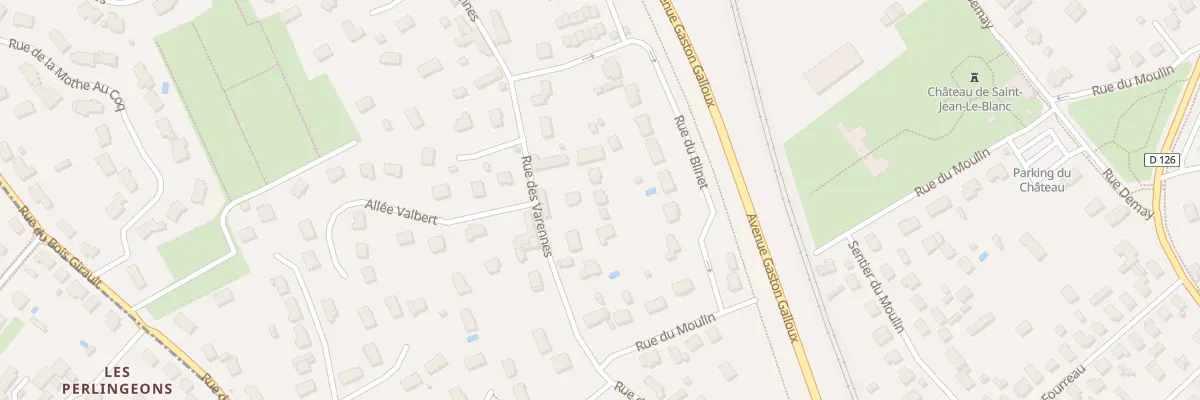 Plan du 119T Rue des Varennes à Saint-Jean-le-Blanc