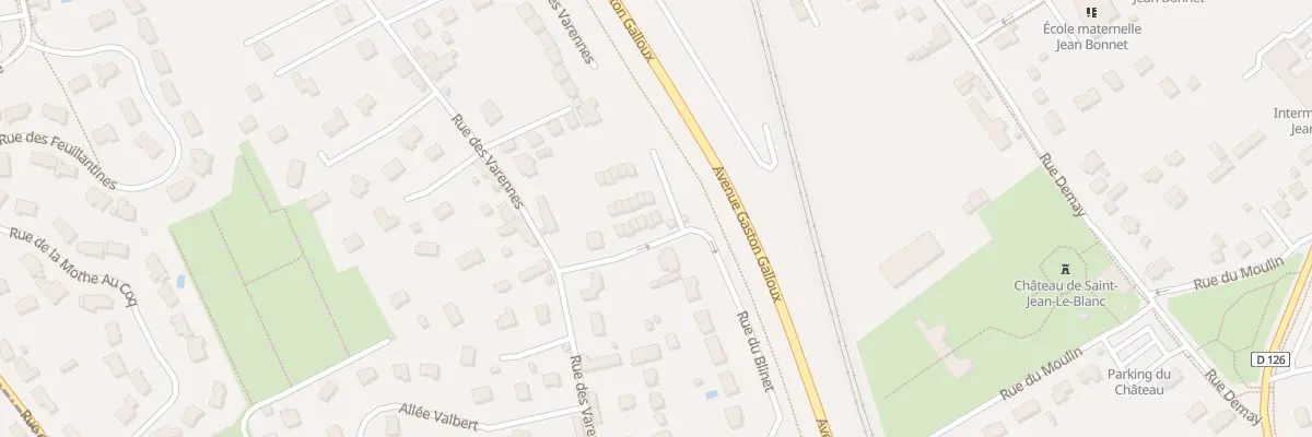 Plan du 1B Rue du Blinet à Saint-Jean-le-Blanc