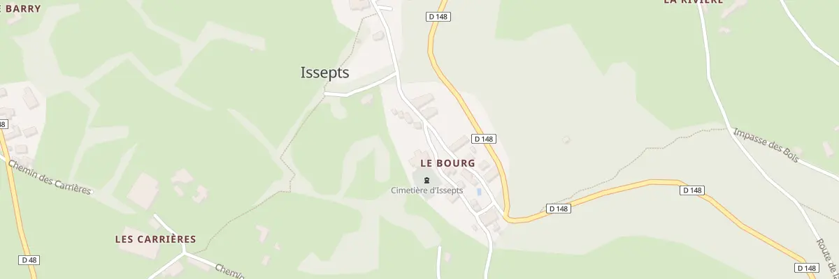 Plan du 5007 Issepts à Issepts