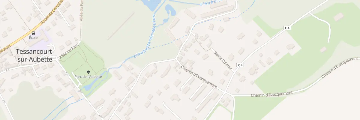 Plan du 36 Che de la Marèche à Tessancourt-sur-Aubette