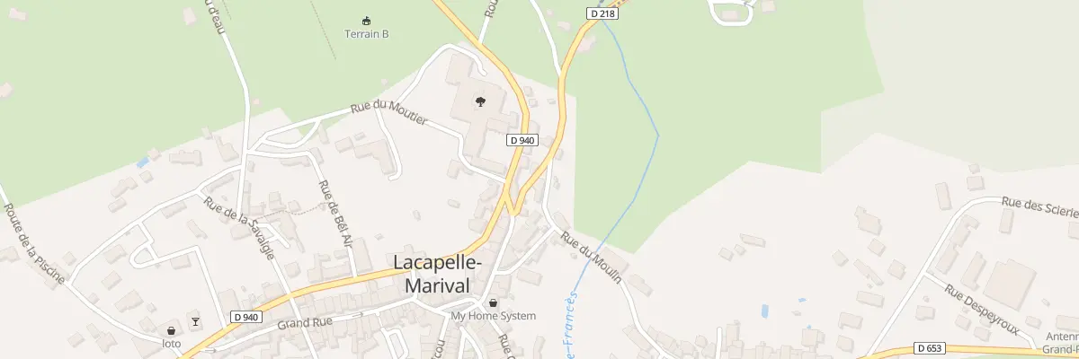 Plan du 34 Rte de Saint-Maurice à Lacapelle-Marival