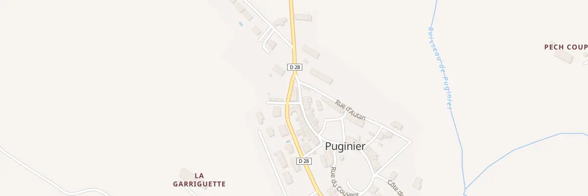 Plan du 7777 Rue de la Mairie à Puginier