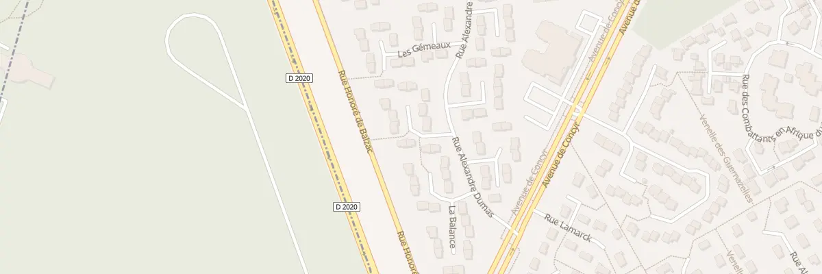Plan du 28 Rue Alexandre Dumas à Orléans