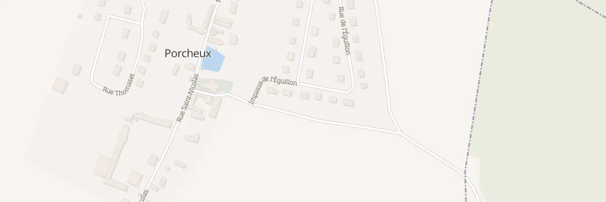Plan du 20 Rue de l’Eguillon à Porcheux