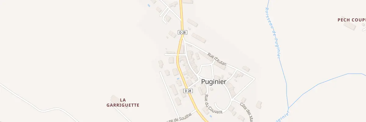 Plan du 21B Le Village à Puginier