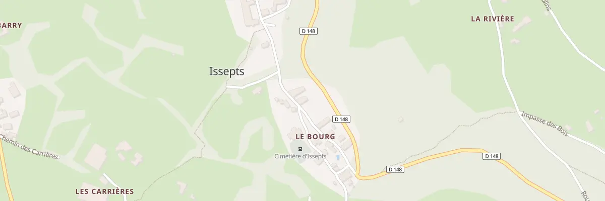Plan du 5749F Issepts à Issepts