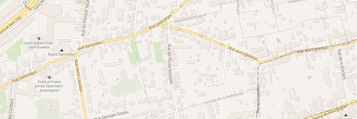Plan du 28 Rue de l’Ecole Normale à Orléans