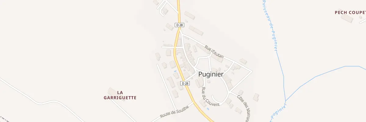 Plan du 23 Rue de la Mairie à Puginier