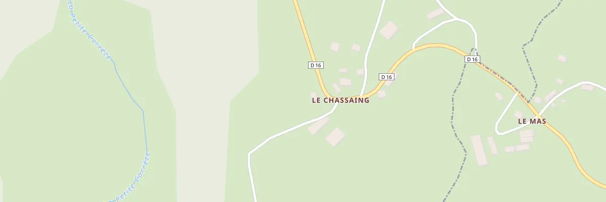 Plan du 2 Le Chassaing à Grandsaigne