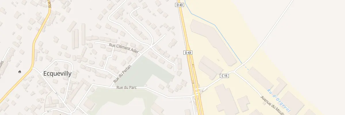 Plan du 7 Rue Jean Mermoz à Ecquevilly