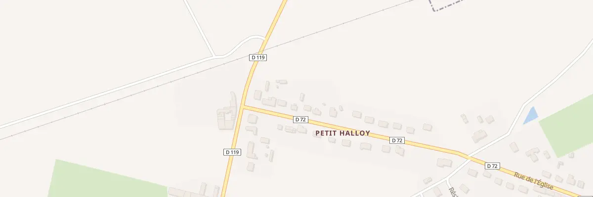 Plan du 5 Rue du Guidon (Petit Halloy ) à Halloy