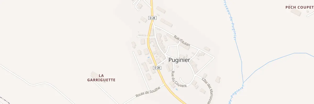 Plan du 56 Le Village à Puginier