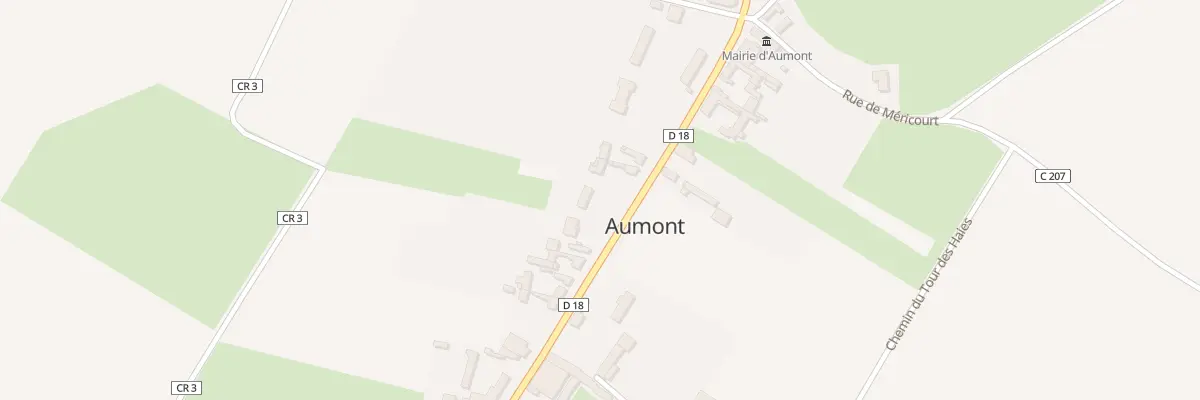 Plan du 8 Rue d’Hornoy à Aumont