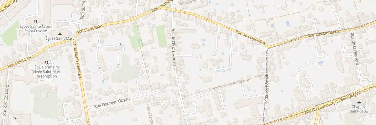 Plan du 22 Rue de l’Ecole Normale à Orléans