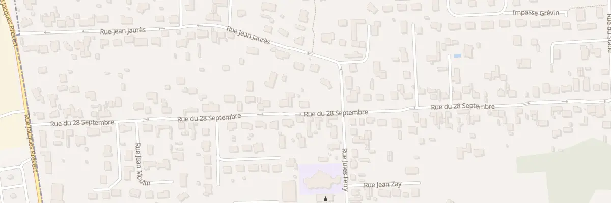 Plan du 1984 Rue du 28 Septembre à Marck