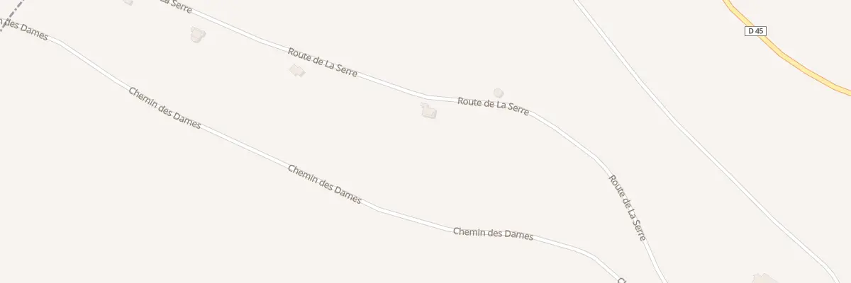 Plan du 547 Rte de la Serre à Montgey
