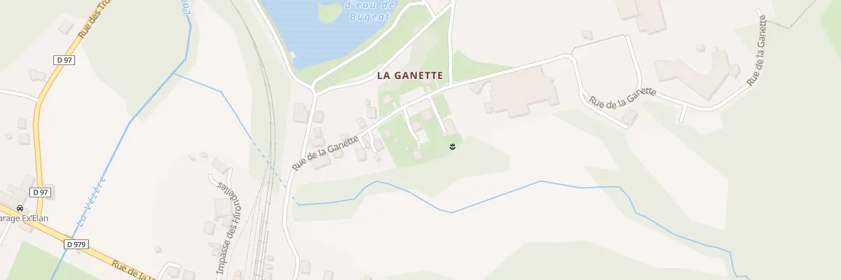 Plan du 14 Rue de la Ganette à Bugeat