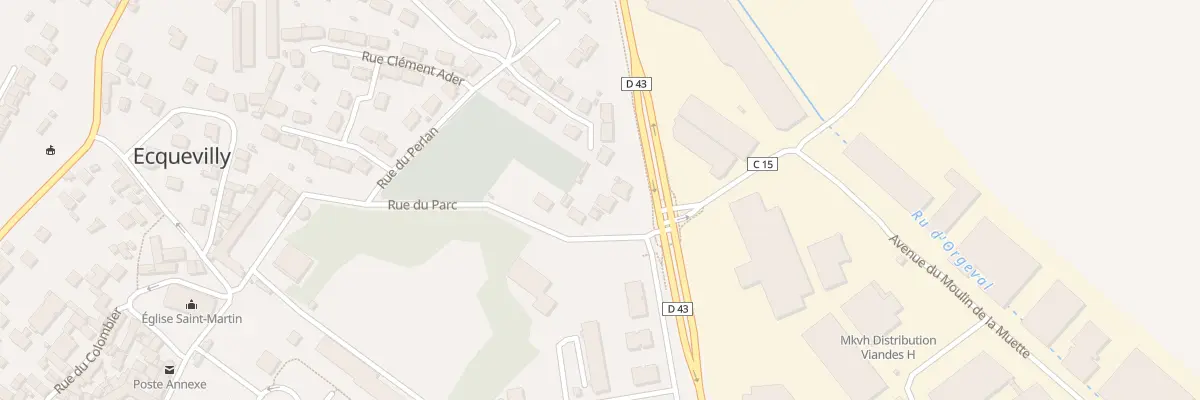 Plan du 29 Rue du Parc à Ecquevilly