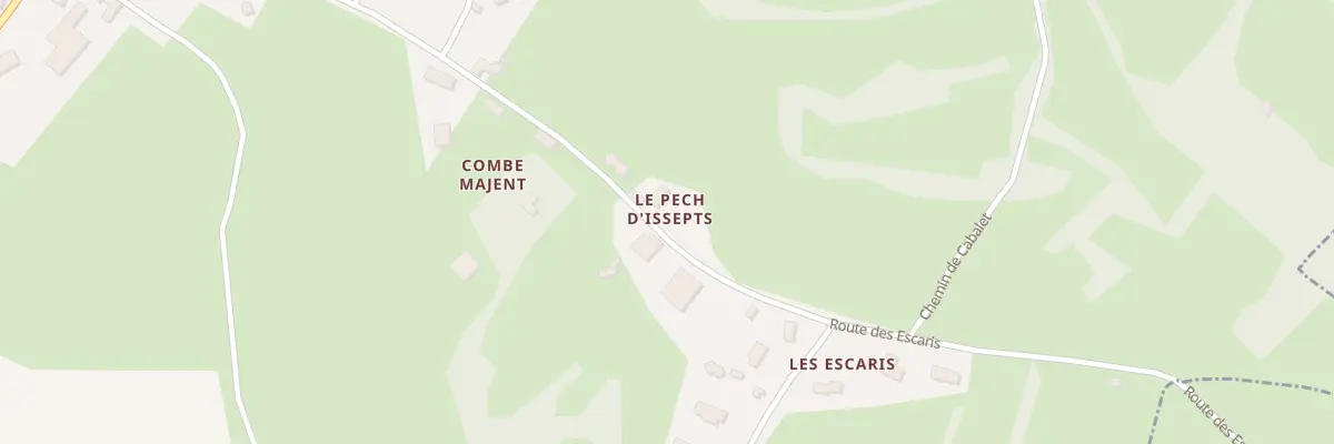Plan du 5057 Pech d’Issepts à Issepts