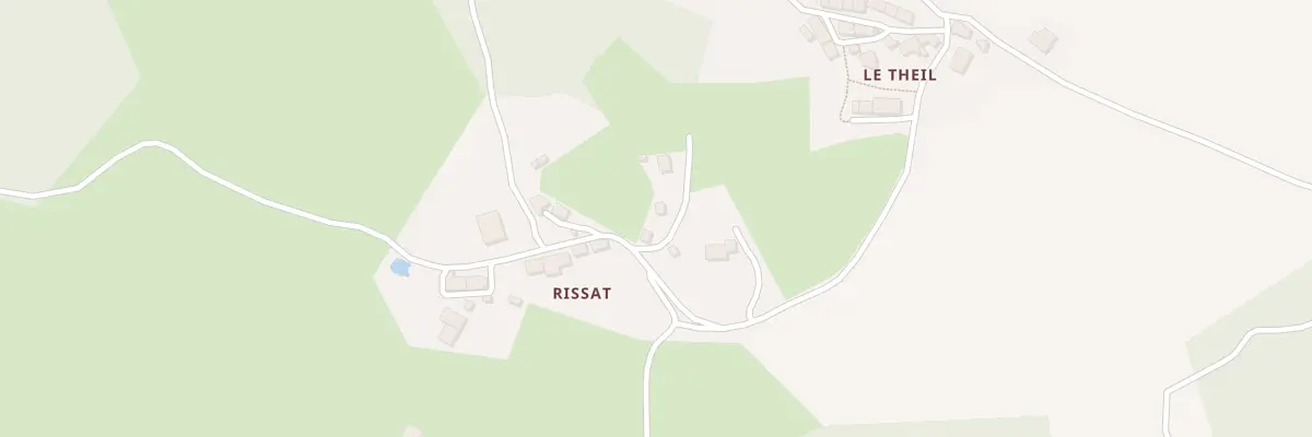 Plan du 2 Rissat à Lépinas