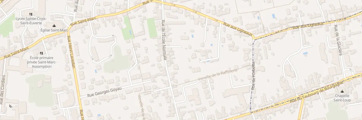 Plan du 16B Rue de l’Ecole Normale à Orléans