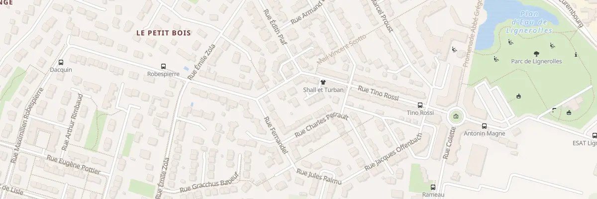 Plan du 20 Rue Camille Saint-Saëns à Fleury-les-Aubrais