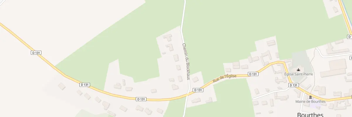 Plan du 5 Che du Blockhaus à Bourthes