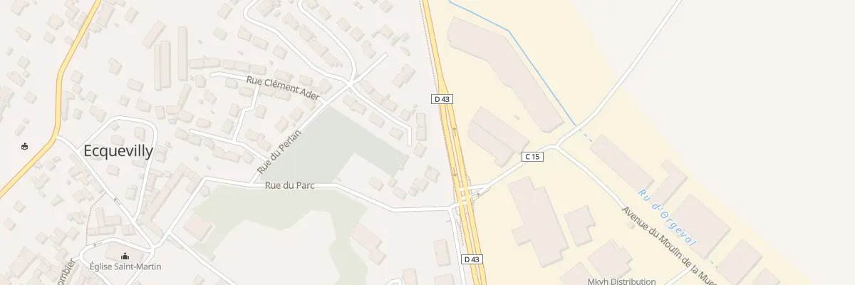 Plan du 11 Rue Jean Mermoz à Ecquevilly