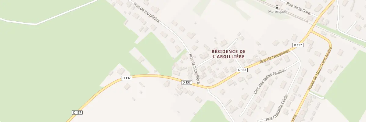 Plan du 77 Rue de l’Argillière à Maresquel-Ecquemicourt