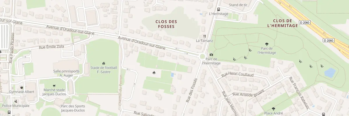 Plan du 7 Av d’Oradour-Sur-Glane à Fleury-les-Aubrais