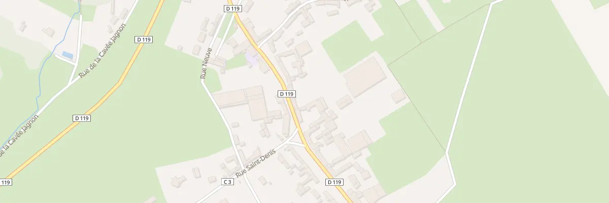 Plan du 7 Rue de Grandvillers à Daméraucourt