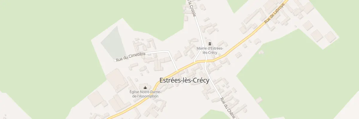 Plan du 2 Rue d’en haut à Estrées-lès-Crécy