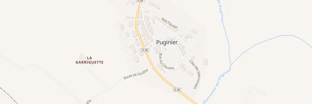 Plan du 18 Le Village à Puginier