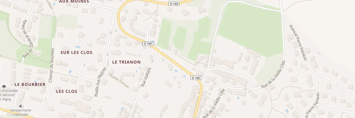 Plan du 2 Rte d’Us à Vigny