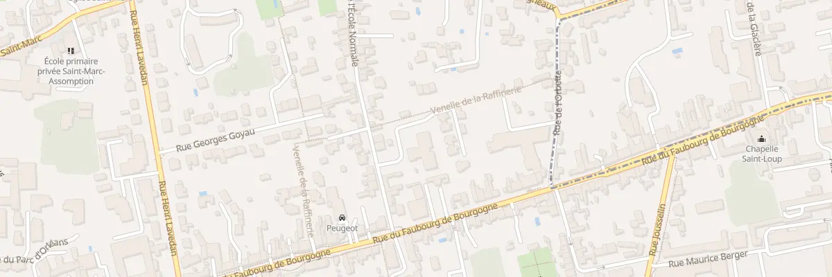 Plan du 4B Rue de l’Ecole Normale à Orléans