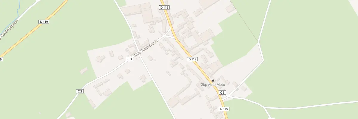 Plan du 14 Rue de Grandvillers à Daméraucourt