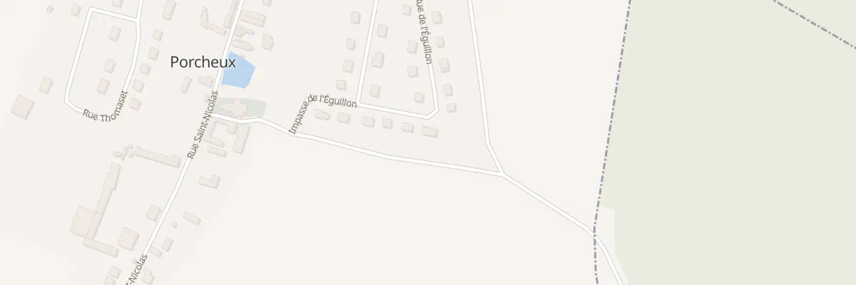 Plan du 26 Rue de l’Eguillon à Porcheux