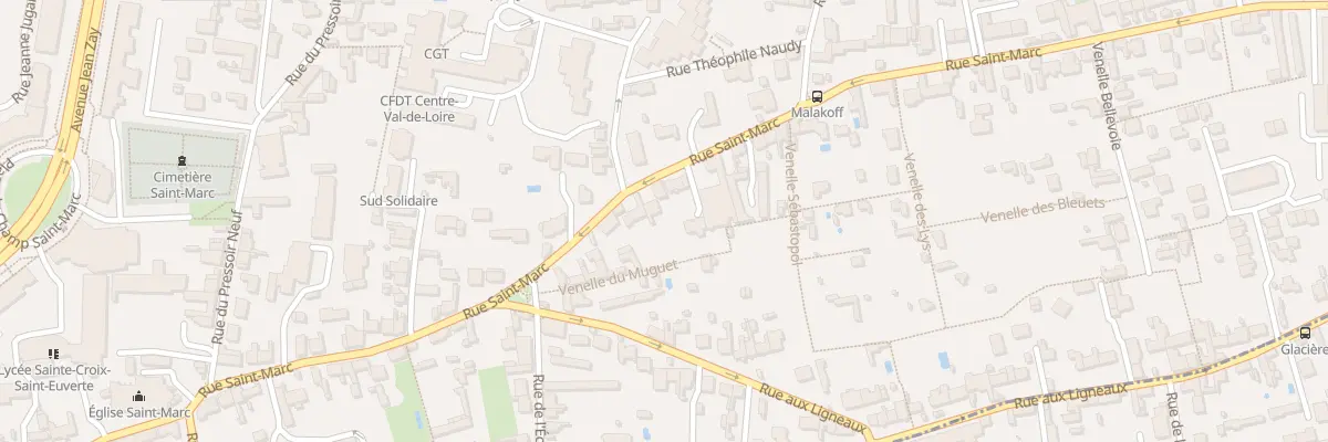 Plan du 70B Rue St Marc à Orléans