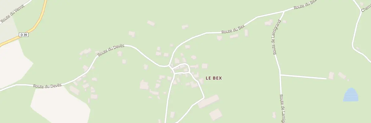 Plan du 5119A Le Bex à Molières