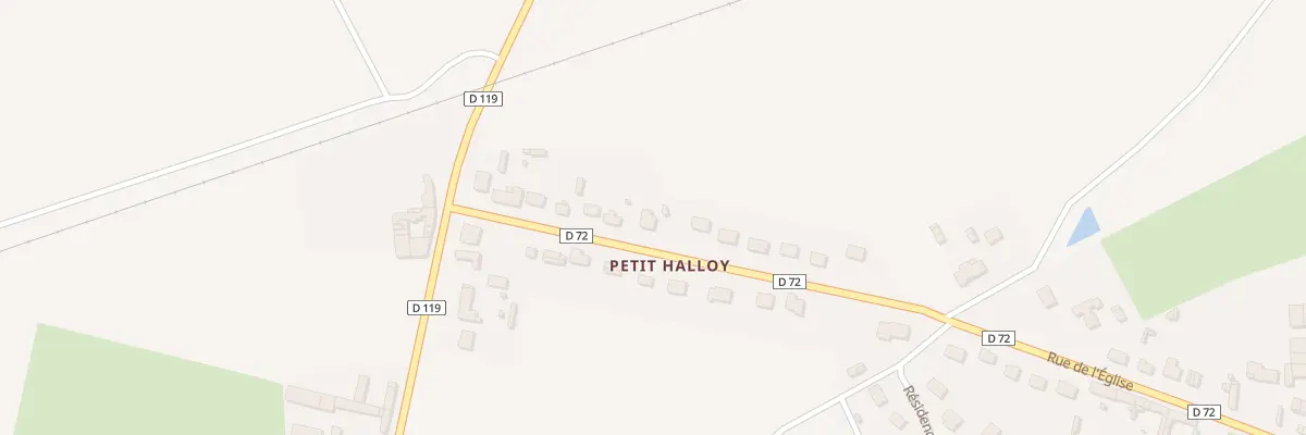 Plan du 11 Rue du Guidon (Petit Halloy ) à Halloy