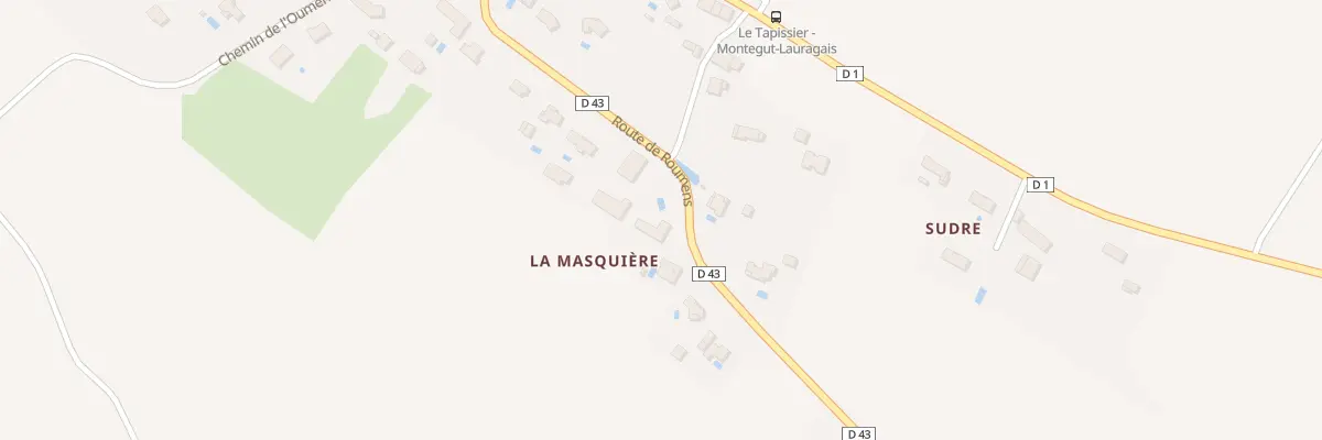 Plan du 10 Rte de Roumens. à Montégut-Lauragais