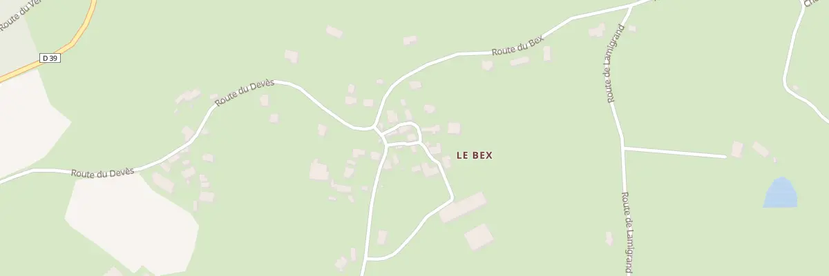 Plan du 5121 Le Bex à Molières