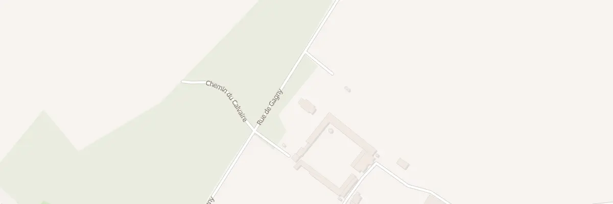 Plan du 14 Ferme de Gagny à Loconville